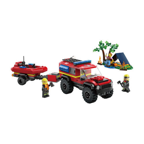 Lego樂高 四輪驅動消防車和救援艇 60412