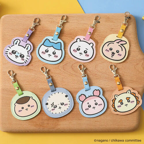 Chiikawa 吉伊卡哇皮革吊飾-栗子饅頭