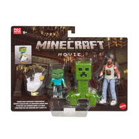 Minecraft A Minecraft Movie Woodland Mansion Throwdown Figure Pack