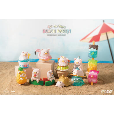 Toyzeroplus 罐頭豬LuLu陽光派對系列盲盒- 隨機發貨