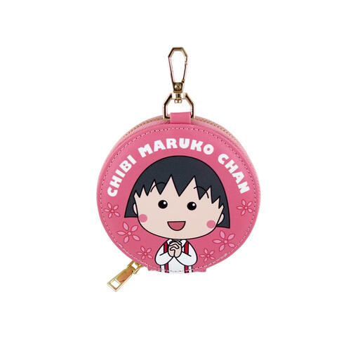 Chibi Maruko 櫻桃小丸子 圓型零錢包-小丸子