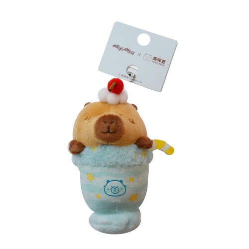 TUNTUNZAI卡皮巴拉 星冰樂掛件-藍色