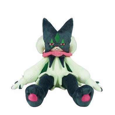 Pokemon寶可夢 30CM魔幻假面喵坐姿絨毛娃娃