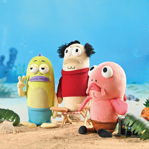 Spongebob海綿寶寶 超級委屈路人魚毛絨掛飾