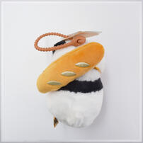 TUNTUNZAI卡皮巴拉	豚豚崽烘焙坊-熊貓法棍掛件