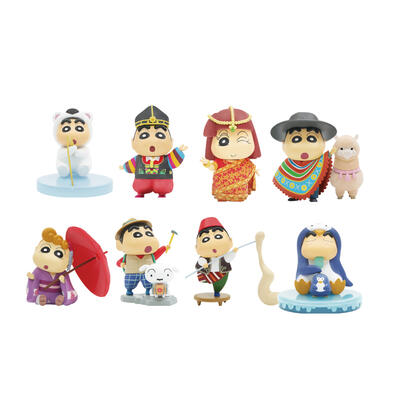 52TOYS 蠟筆小新 環遊世界系列3 @8 - 隨機發貨