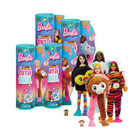 Barbie芭比驚喜造型娃娃-叢林動物系列- 隨機發貨