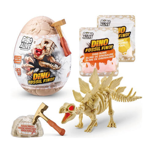 Robo Alive Dino Fossil Find Surprise Egg- Assorted