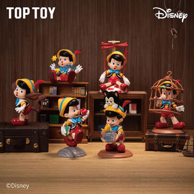 Disney迪士尼	皮諾丘成長日記盲盒- 隨機發貨