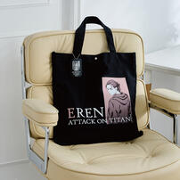 Attack on Titan Large Side Bag (Black) - Eren
