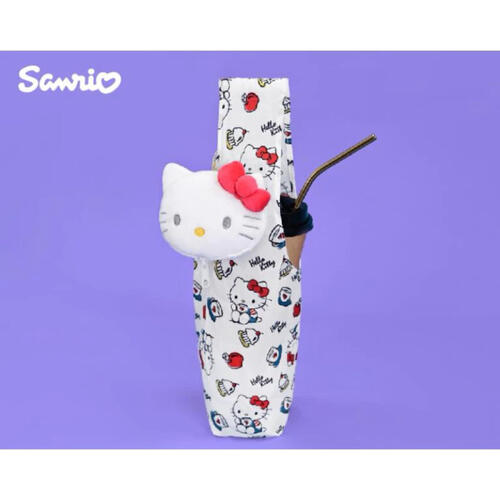 Sanrio三麗鷗 飲料提袋-KT 3吋