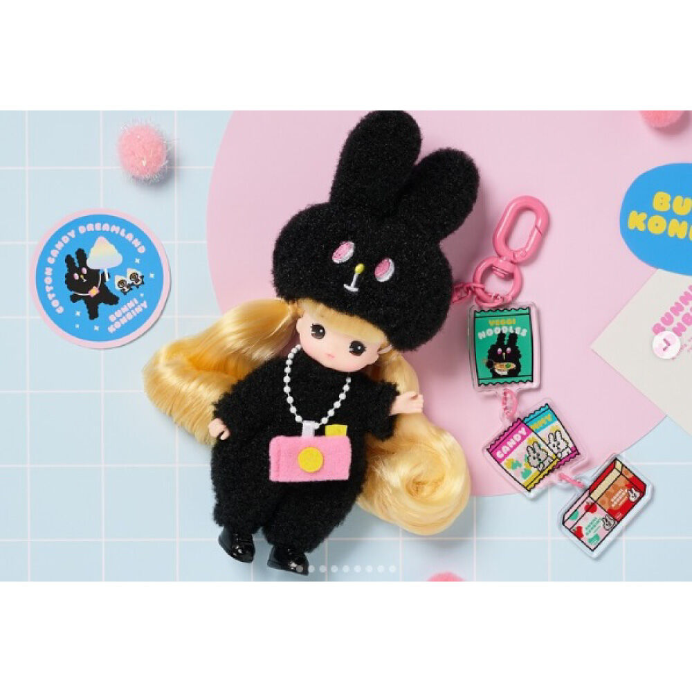 Mimi world 兔子便利商店迷你小MIMI吊飾-KURO | Toys