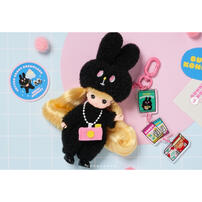 Mimi world 兔子便利商店迷你小MIMI吊飾-KURO