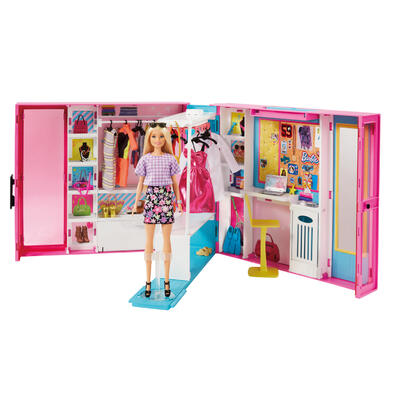 Barbie芭比娃娃barbie 夢幻衣櫃
