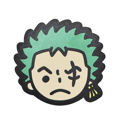 One Piece 航海王 造型吸水杯墊-索隆