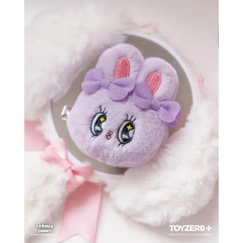 Esther Bunny艾絲樂小兔 Lavender Bunny毛絨髮夾