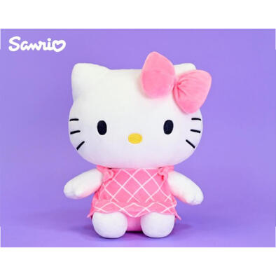 Sanrio三麗鷗	 KT-格子花結款6吋