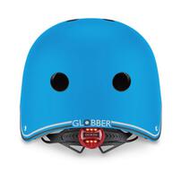 Globber Blue Scooter Helmet With Light