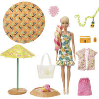 Barbie芭比驚喜造型娃娃泡泡系列豪華組-鳳梨