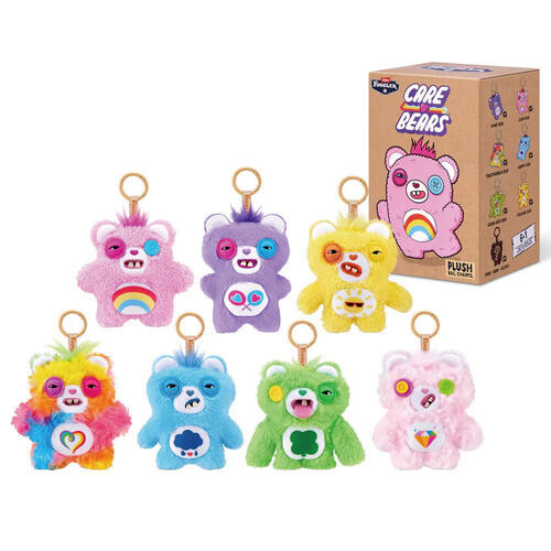 FUGGLER牙齒怪-CAREBEAR熊絨毛吊飾盲盒- 隨機發貨