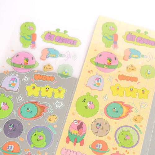 Kingjun	透明貼紙／BT 太空