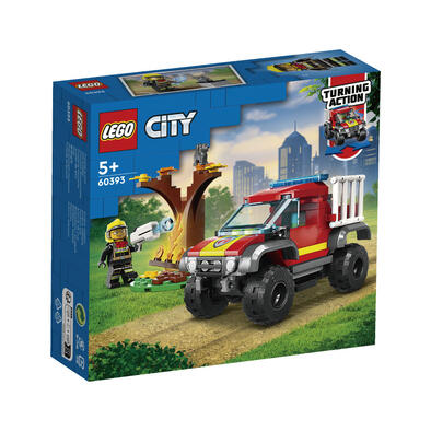 LEGO樂高 City系列 4x4 消防車救援 60393