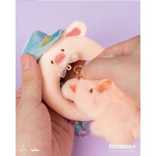 LuLu the Piggy 罐頭豬 繽紛樂園 - 魔術師Lu頭箍毛絨掛件