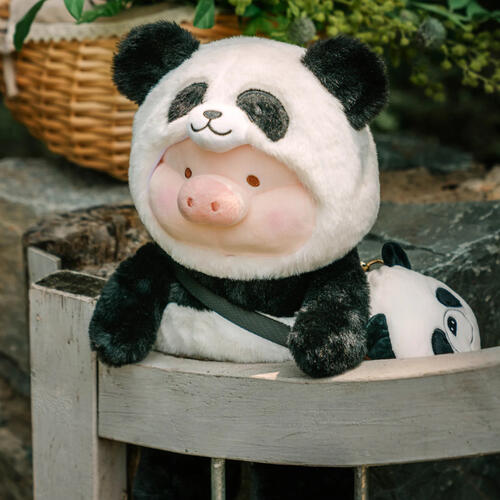 LuLu the Piggy 罐頭豬 LuLu 動物派對乖巧大熊貓Lu毛絨公仔