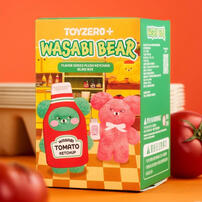 Wasabi Bear調味料系列 - 毛絨掛件 -隨機發貨
