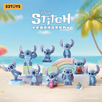Disney Stitch迪士尼史迪奇怪可愛系列盲盒 - 隨機發貨