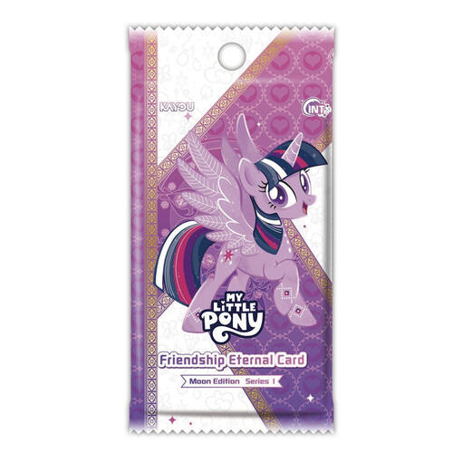 Kayou卡游 My Little Pony 彩虹小馬-友誼永恒卡-輝月包英文版-隨機發貨