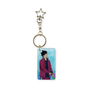 Haikyuu!! Rectangular Keychain - Kuroo