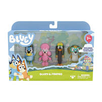 Bluey 妙妙犬布麗 四入人偶組 好朋友們