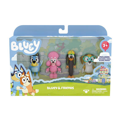 Bluey 妙妙犬布麗 四入人偶組 好朋友們