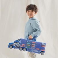 Speed City Stunt Transporter with 11 vehicles